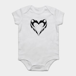 Shadowhunters rune / The mortal instruments - Angelic rune and tribal heart (black and grey) - Parabatai - Mundane - Alec, Magnus, Jace, Clary Baby Bodysuit